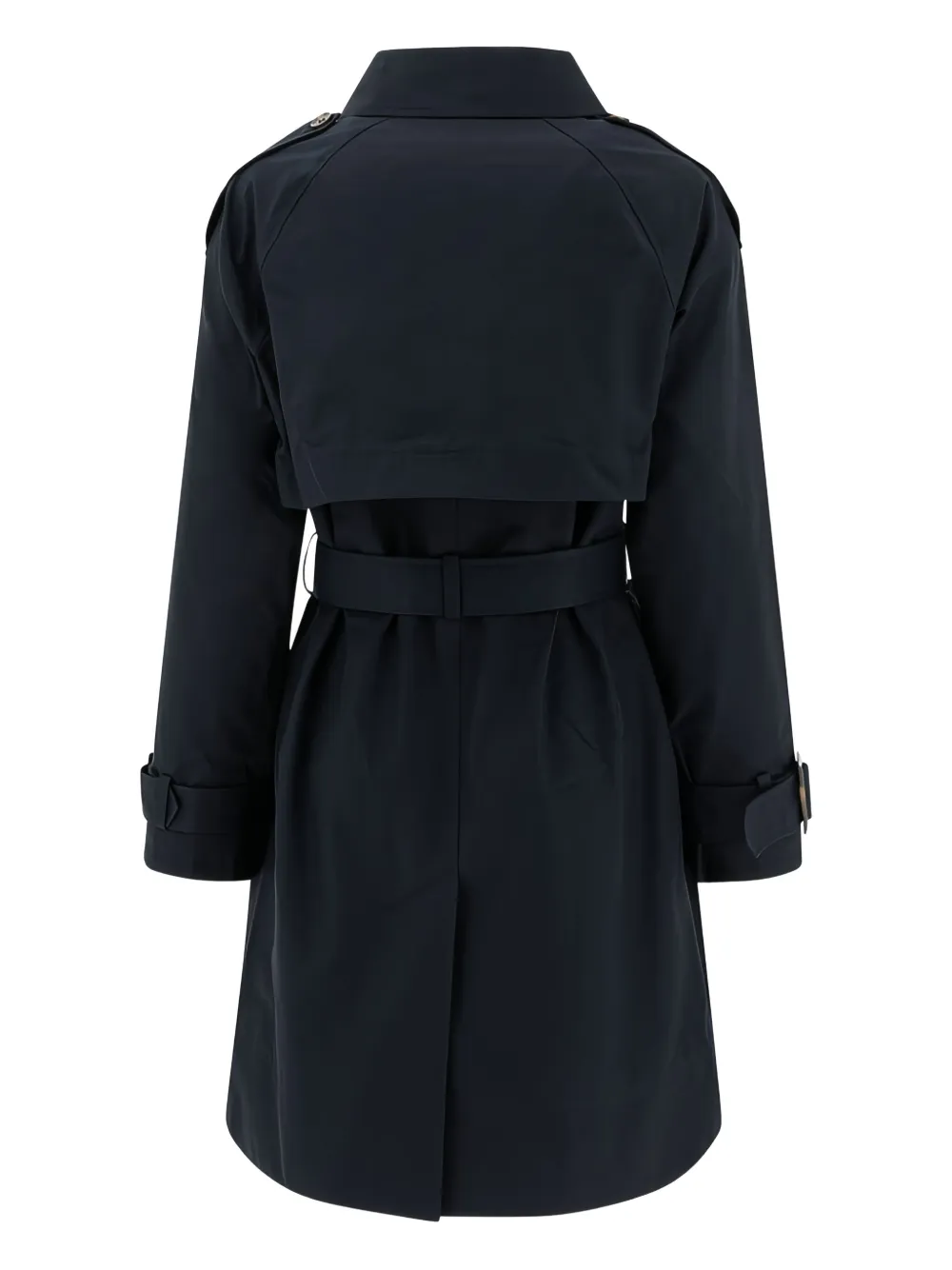 Barbour Trenchcoat met knoopsluiting en ceintuur Blauw