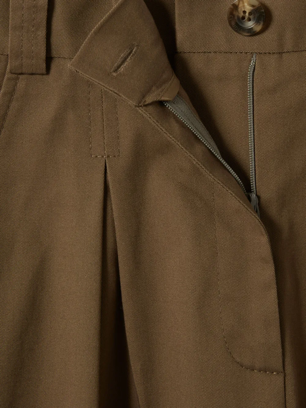 Claudie Pierlot Plooibroek met zijzak Bruin