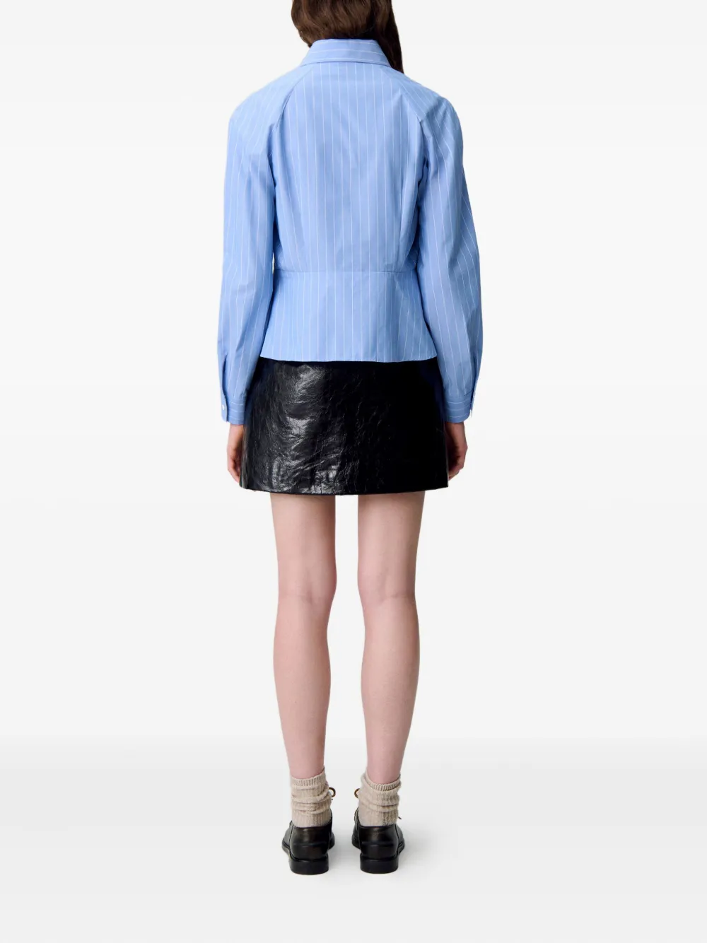 Claudie Pierlot Blouse met krijtstreep Blauw