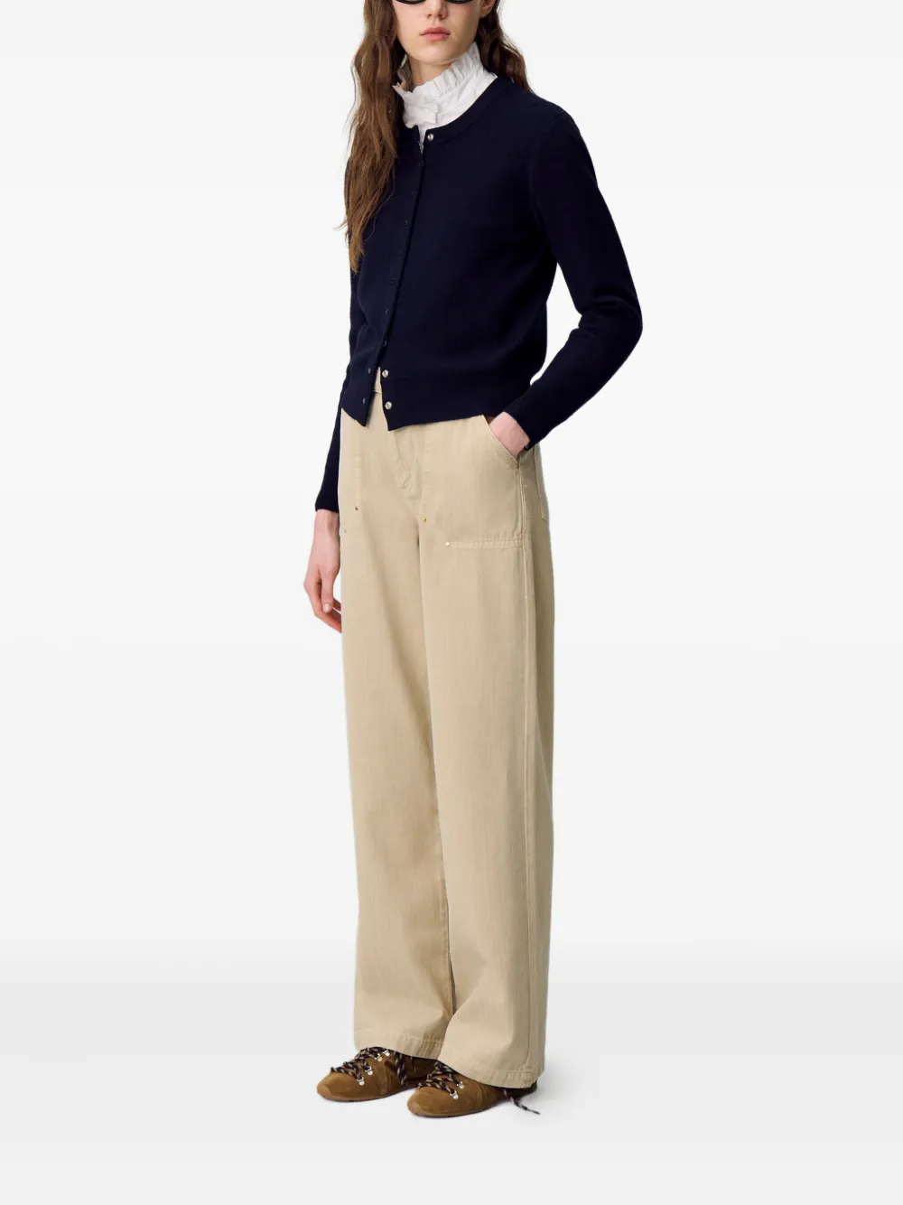 Claudie Pierlot Wollen vest Blauw
