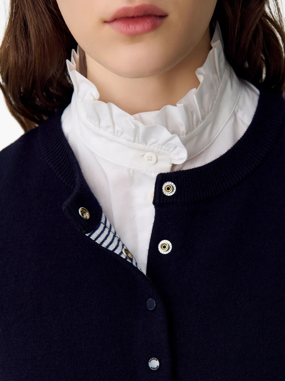 Claudie Pierlot Wollen vest Blauw