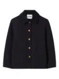 Claudie Pierlot cropped wool tailored coat - Blue