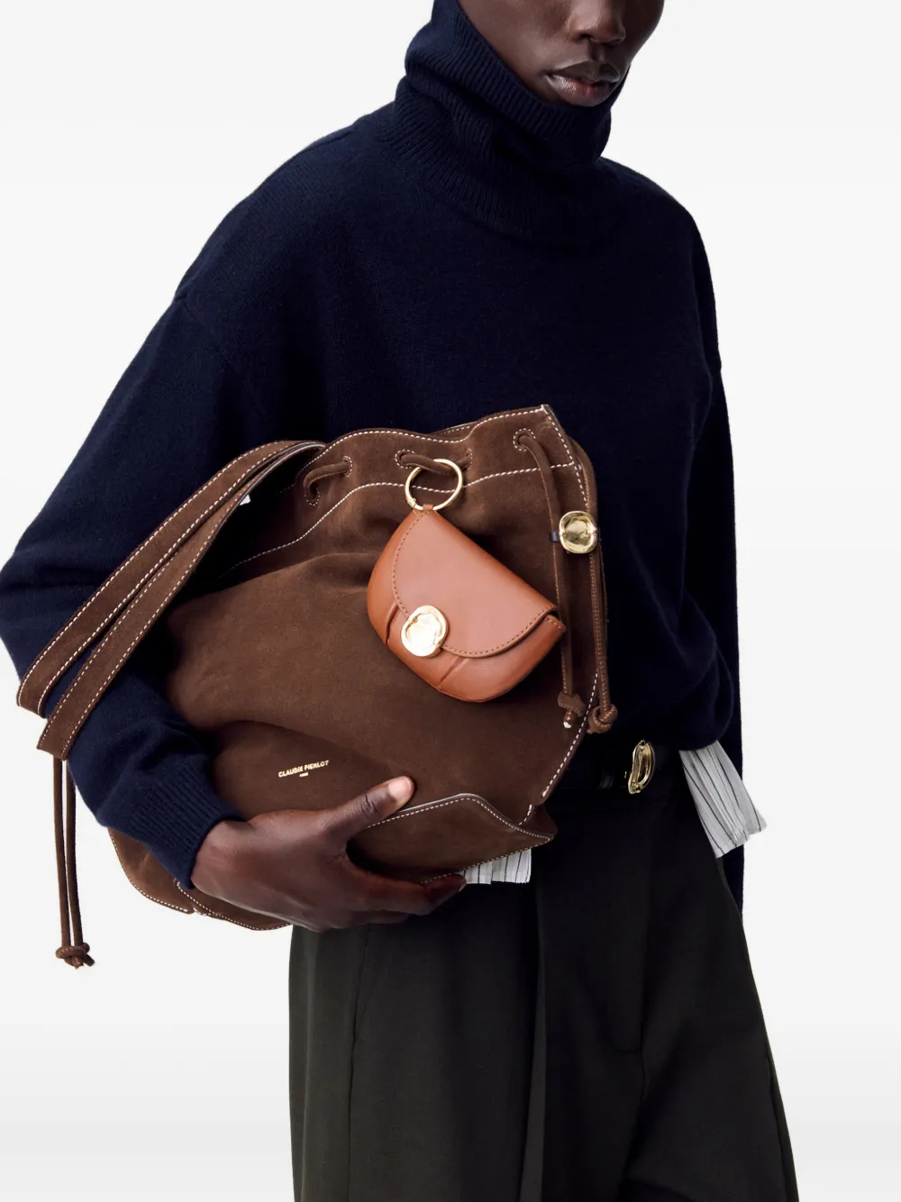 Claudie Pierlot Angela shoulder bag - Bruin