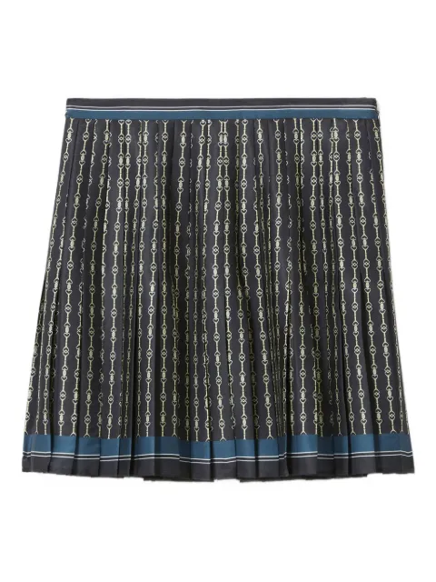 Claudie Pierlot chain-print pleated mini skirt