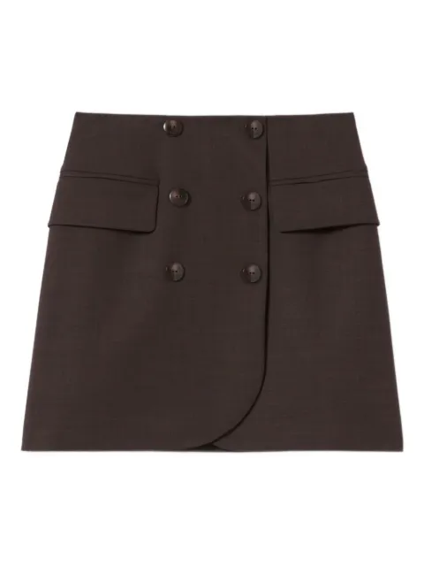 Claudie Pierlot falda corta con doble botonadura