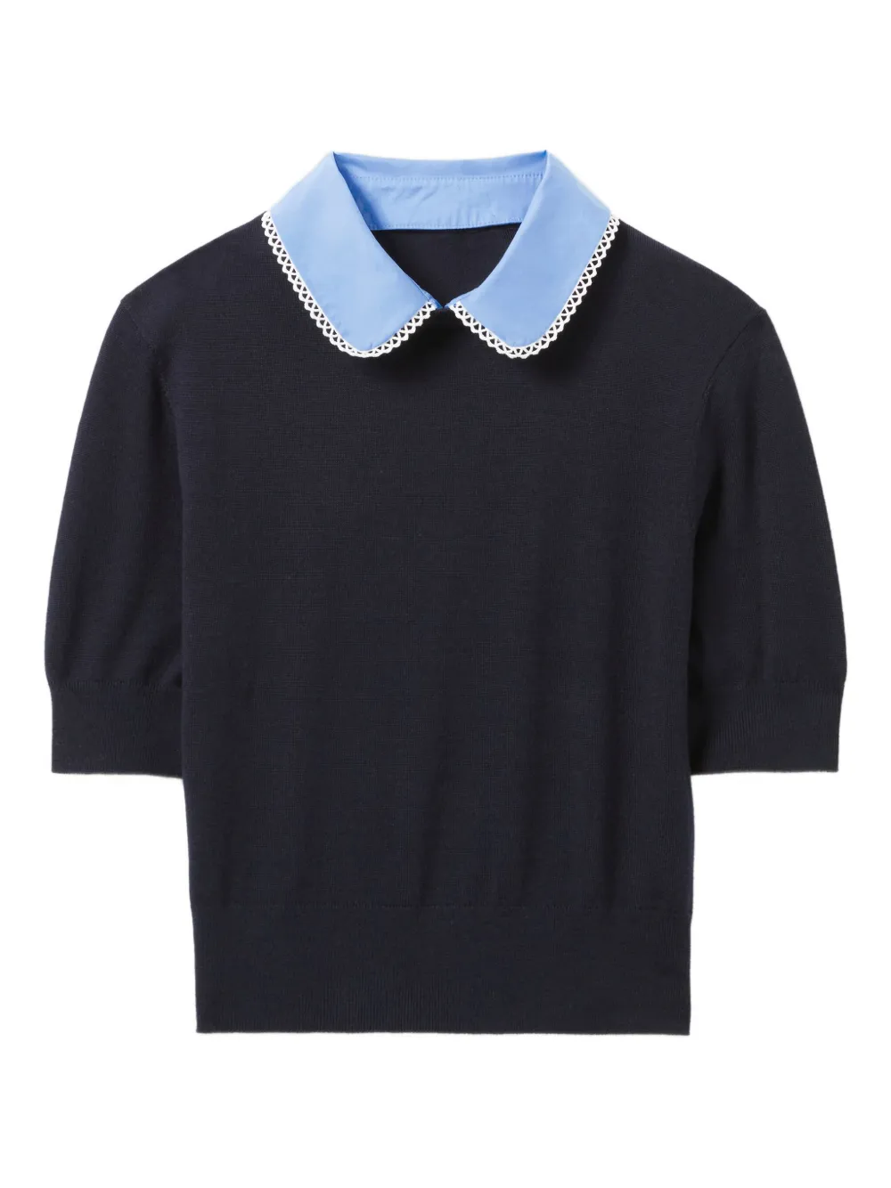 Claudie Pierlot Maglione in maglia fine | blu | Image 1