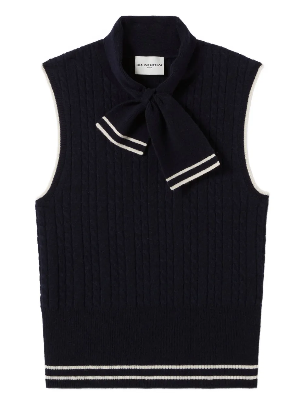 Claudie Pierlot Top smanicato - Blu
