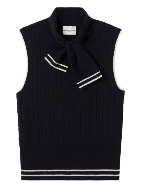 Claudie Pierlot knit sleeveless top