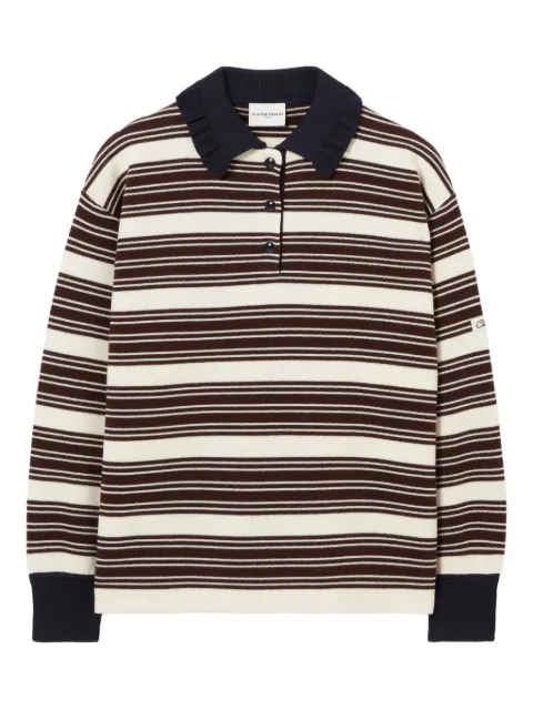 Claudie Pierlot playera tipo polo a rayas