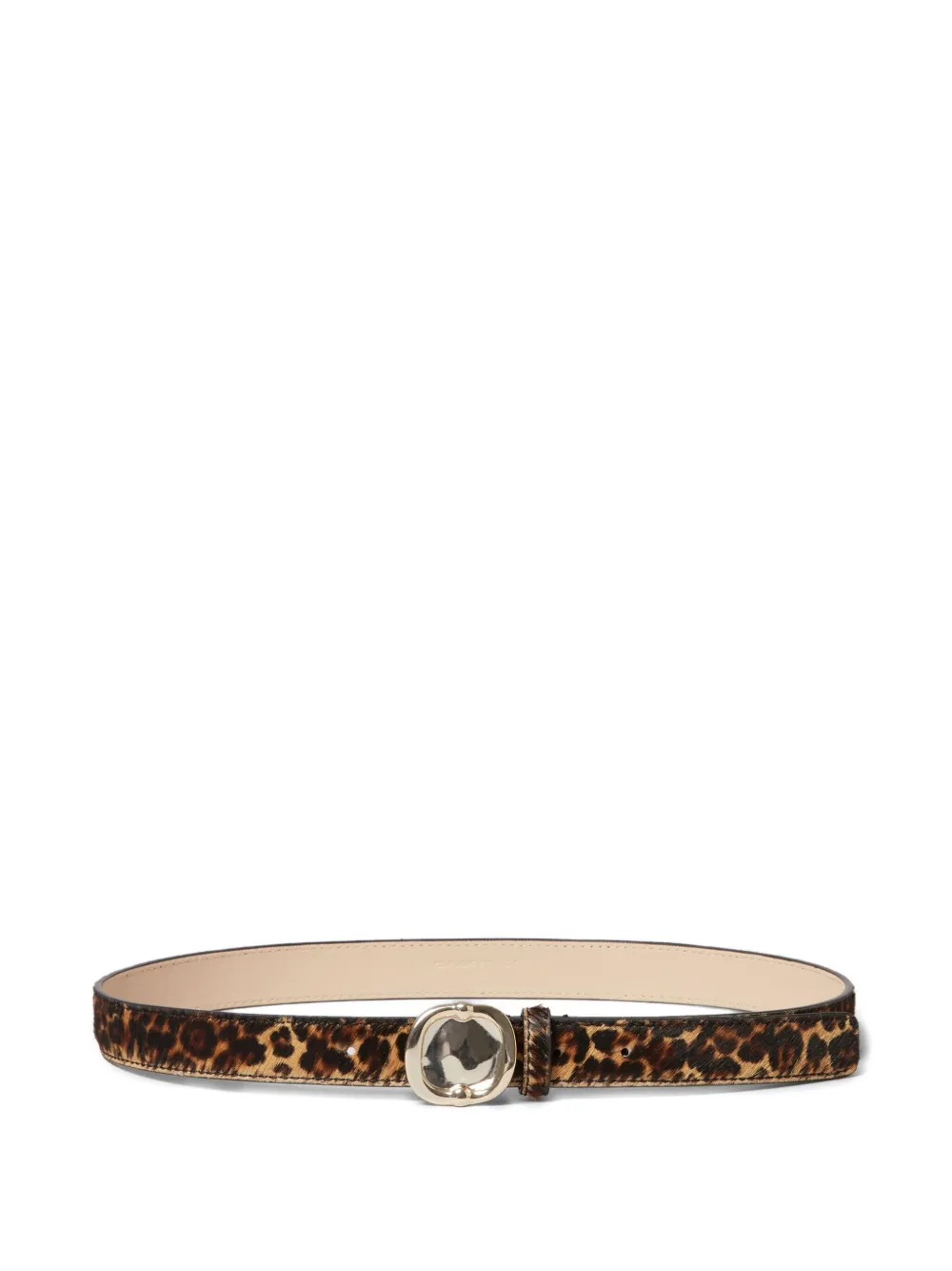 Claudie Pierlot leopard-print buckle belt | Brown | Image 1