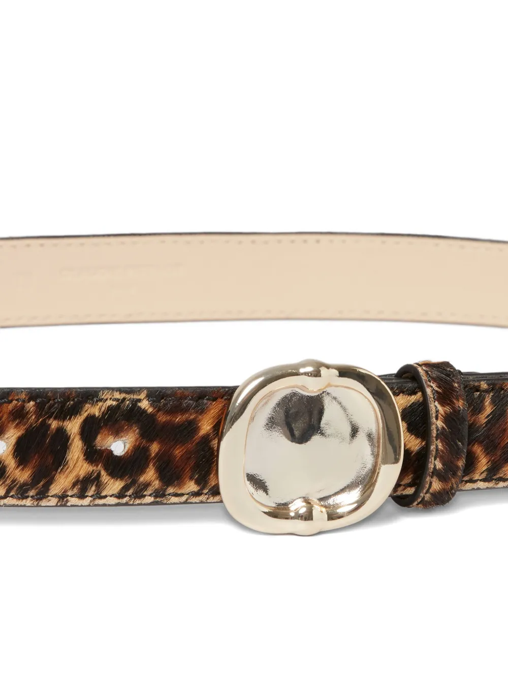 Claudie Pierlot leopard-print buckle belt | Image 2