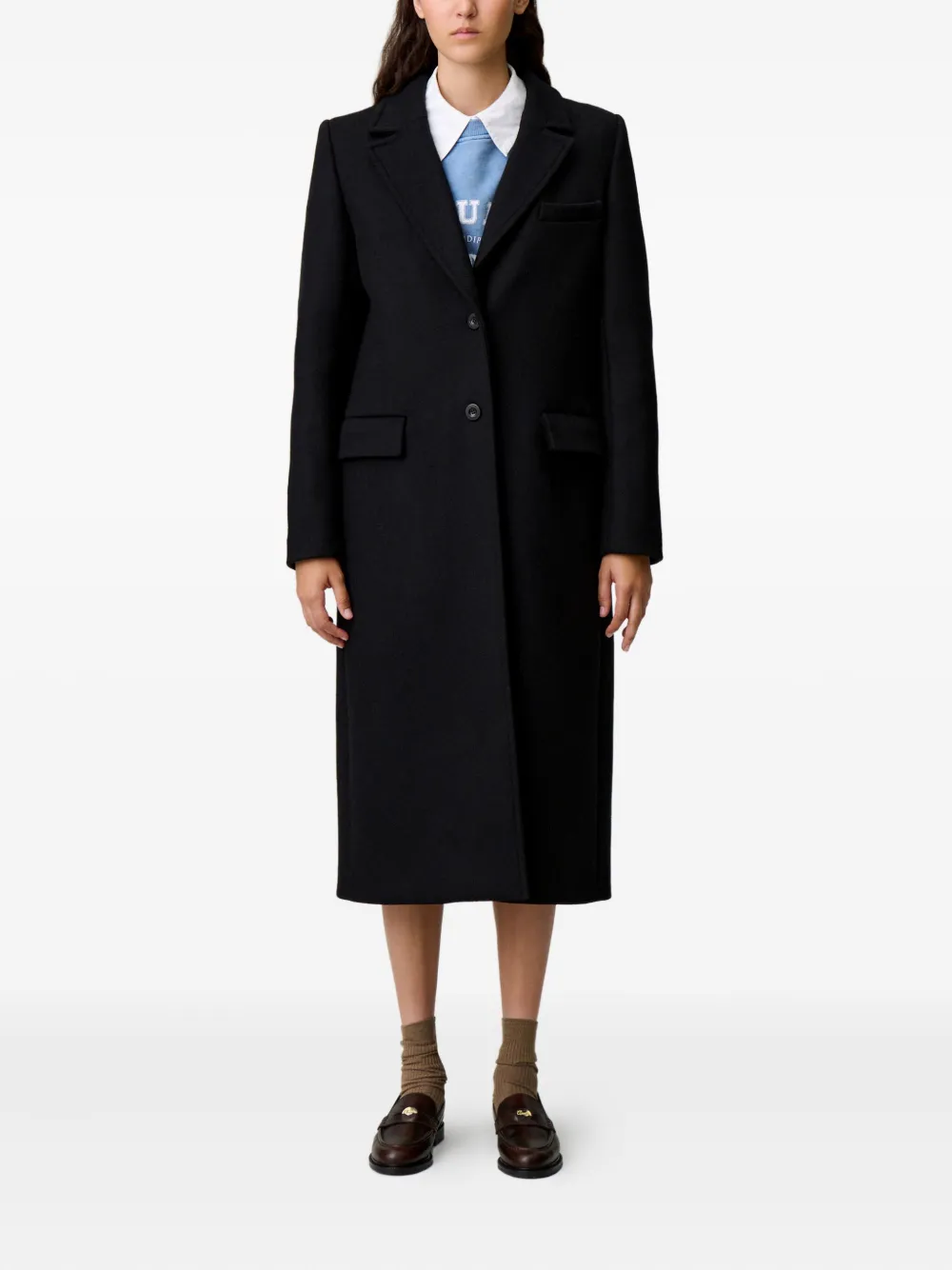 Claudie Pierlot single-breasted coat | Single Breasted Coats | Image 2