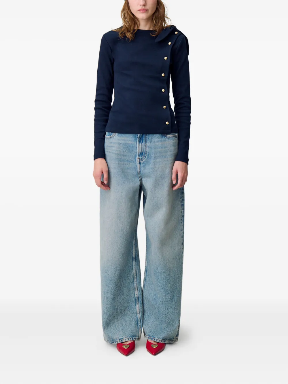 Claudie Pierlot top con moño en el cuello | Playeras y jerséis | Image 2