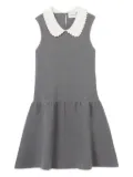 Claudie Pierlot Peter Pan collar mini dress - Grey