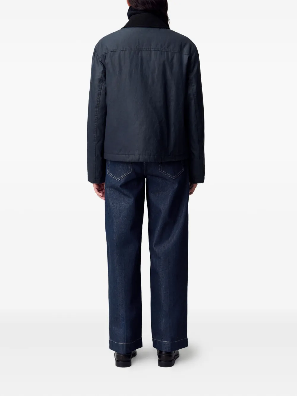 Claudie Pierlot Jack met houtje-touwtjesluiting Navy