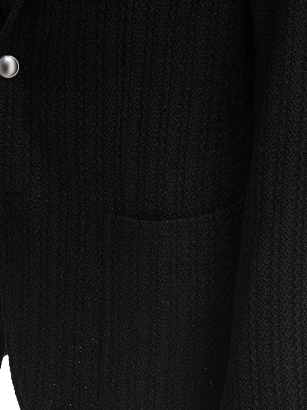 Tagliatore knitted two-button jacket Zwart
