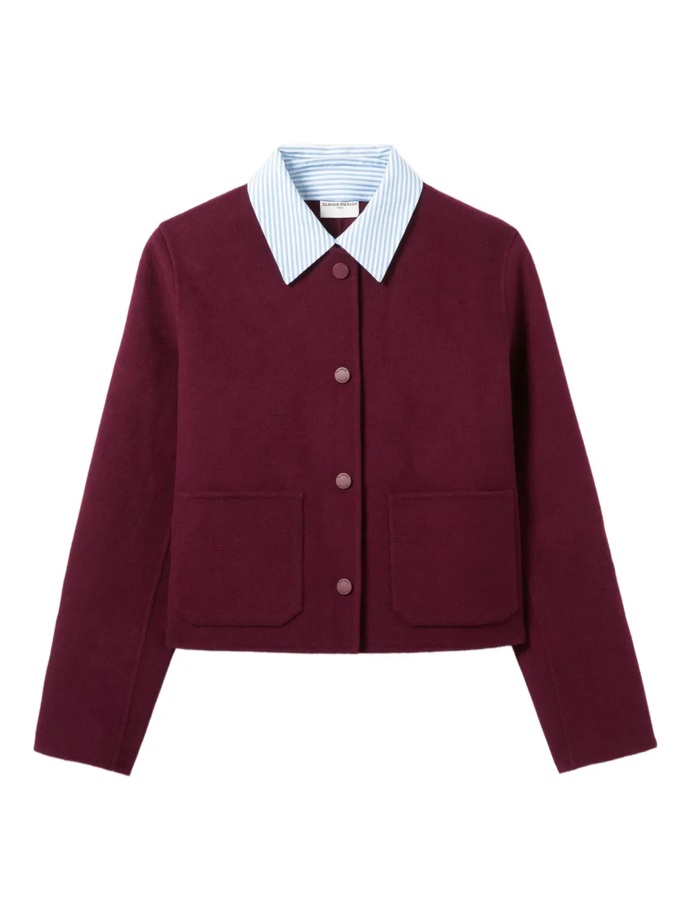 Claudie Pierlot Cropped jas Rood