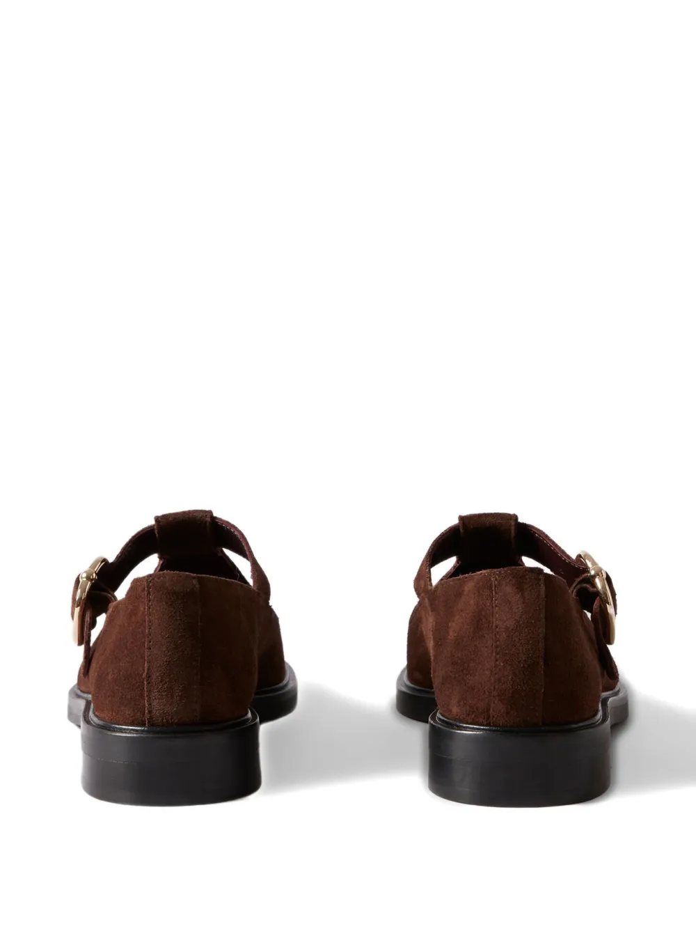 Claudie Pierlot Loafers met T-bandje Bruin