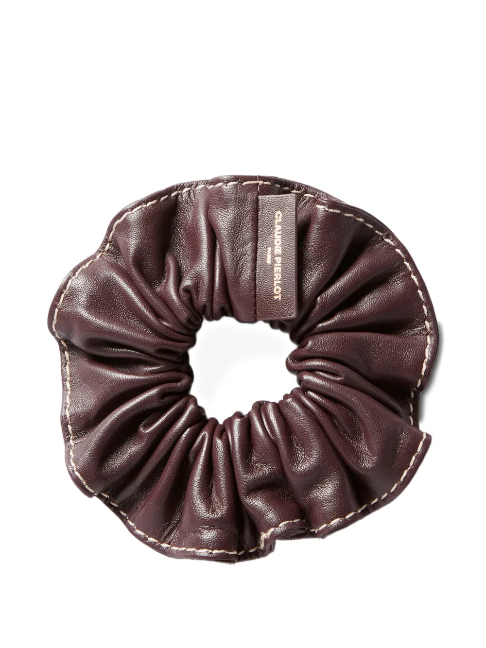 Claudie Pierlot leather scrunchie | Red | Image 1