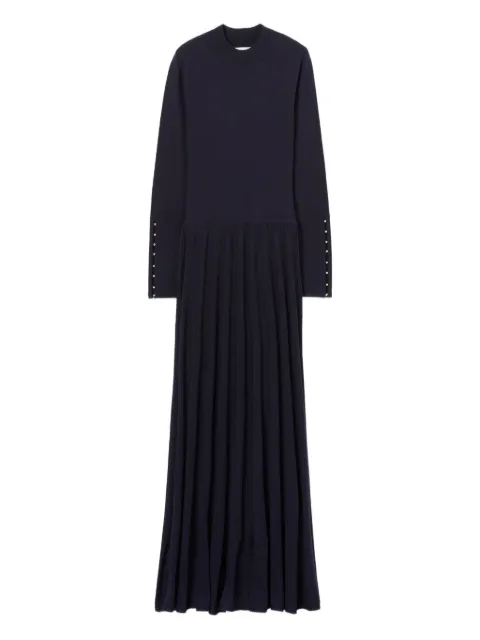 Claudie Pierlot Gestricktes Kleid mit plissierten Bündchen