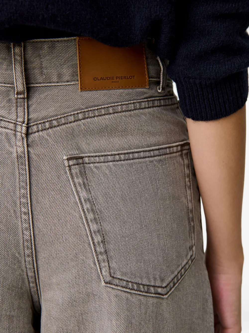 Claudie Pierlot Jeans met vijf zakken Grijs