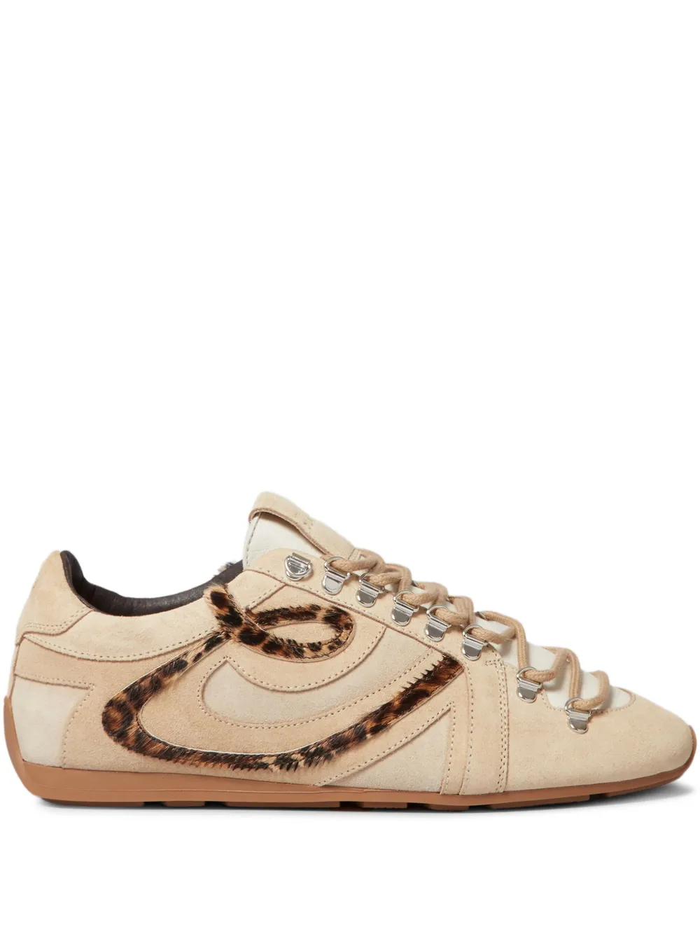 Claudie Pierlot leopard-print sneakers Neutrals