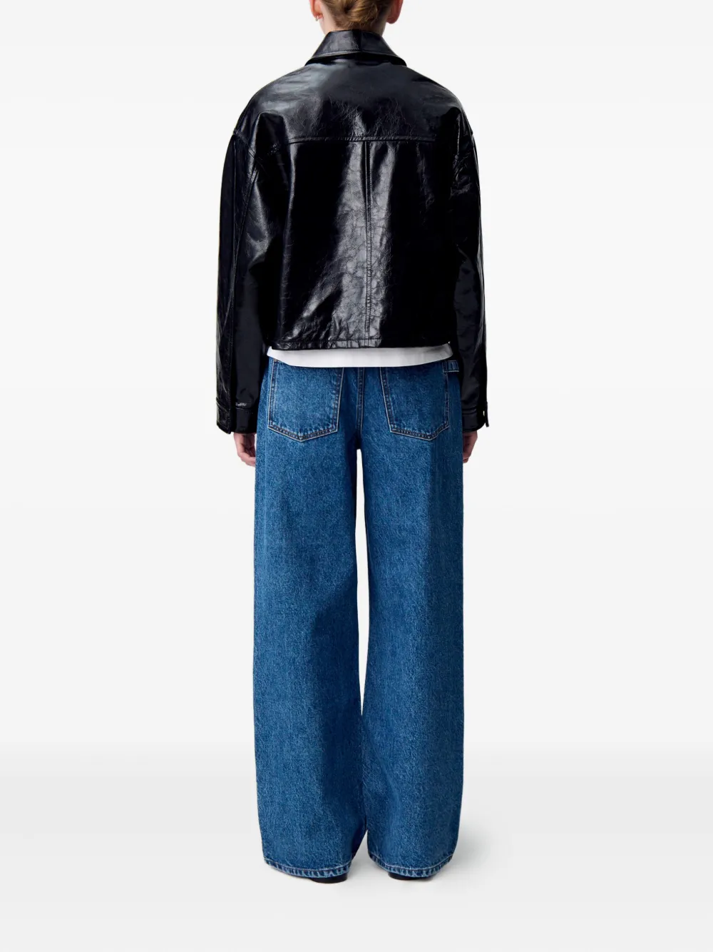 Claudie Pierlot Button-up jack Zwart