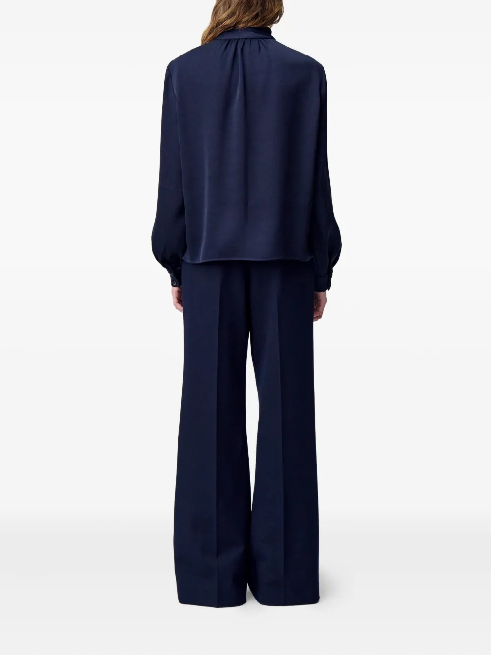 Claudie Pierlot Blouse met strikdetail Blauw