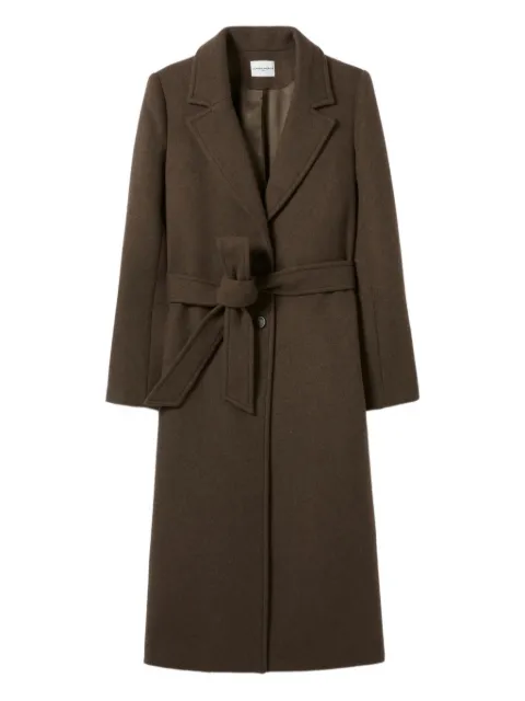 Claudie Pierlot abrigo de lana con cinturón