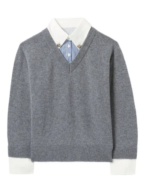 Claudie Pierlot sweat en laine à col v