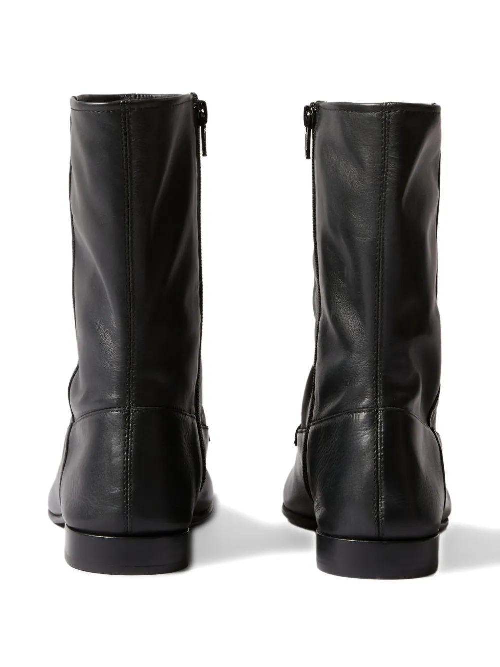 Claudie Pierlot leather ankle boots Black