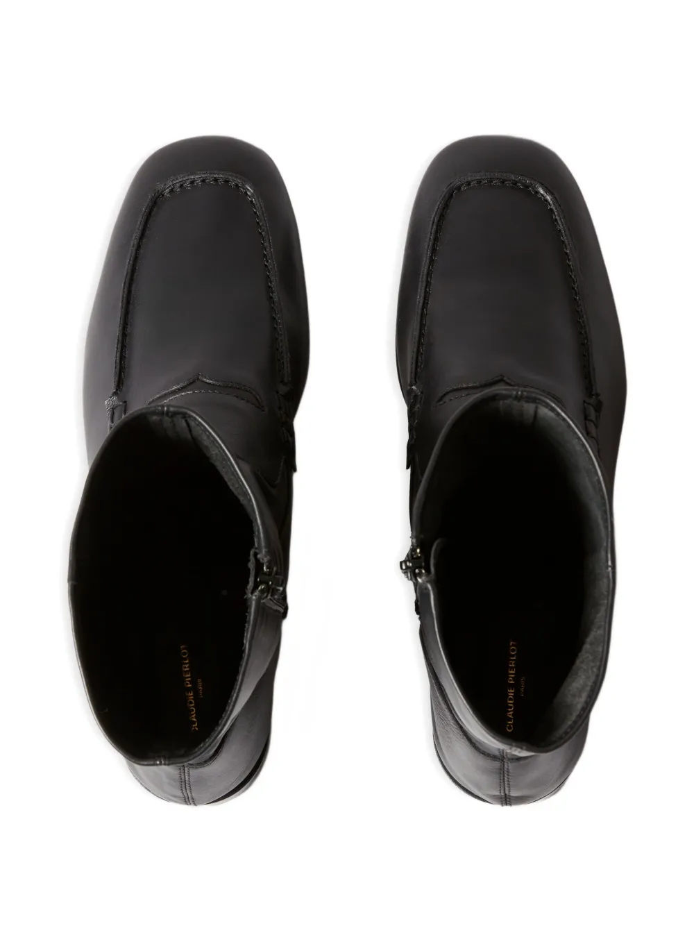 Claudie Pierlot leather ankle boots Black