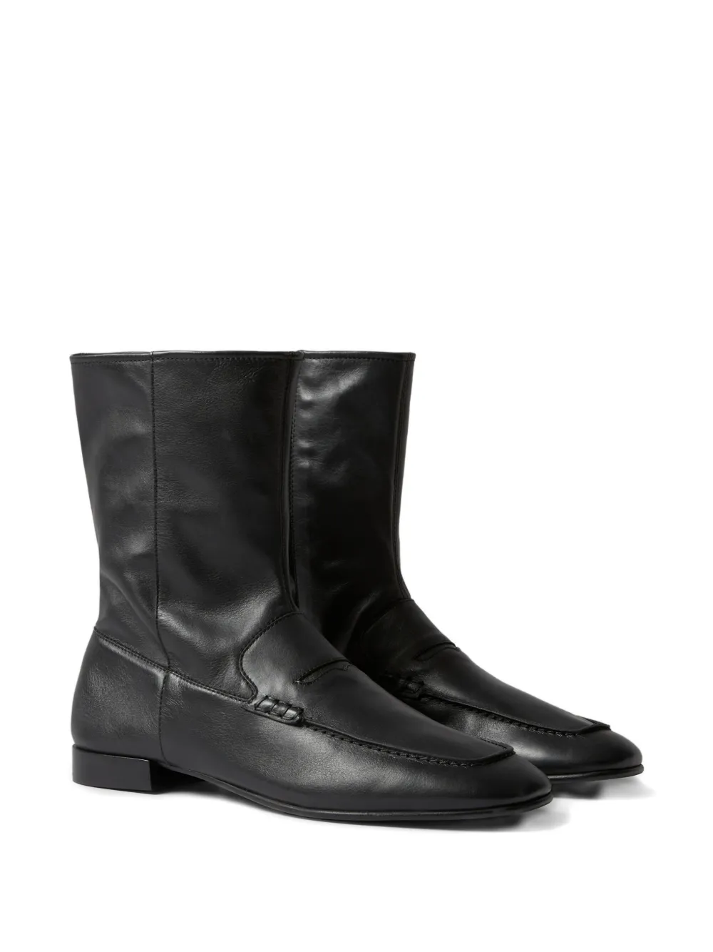 Claudie Pierlot leather ankle boots Black