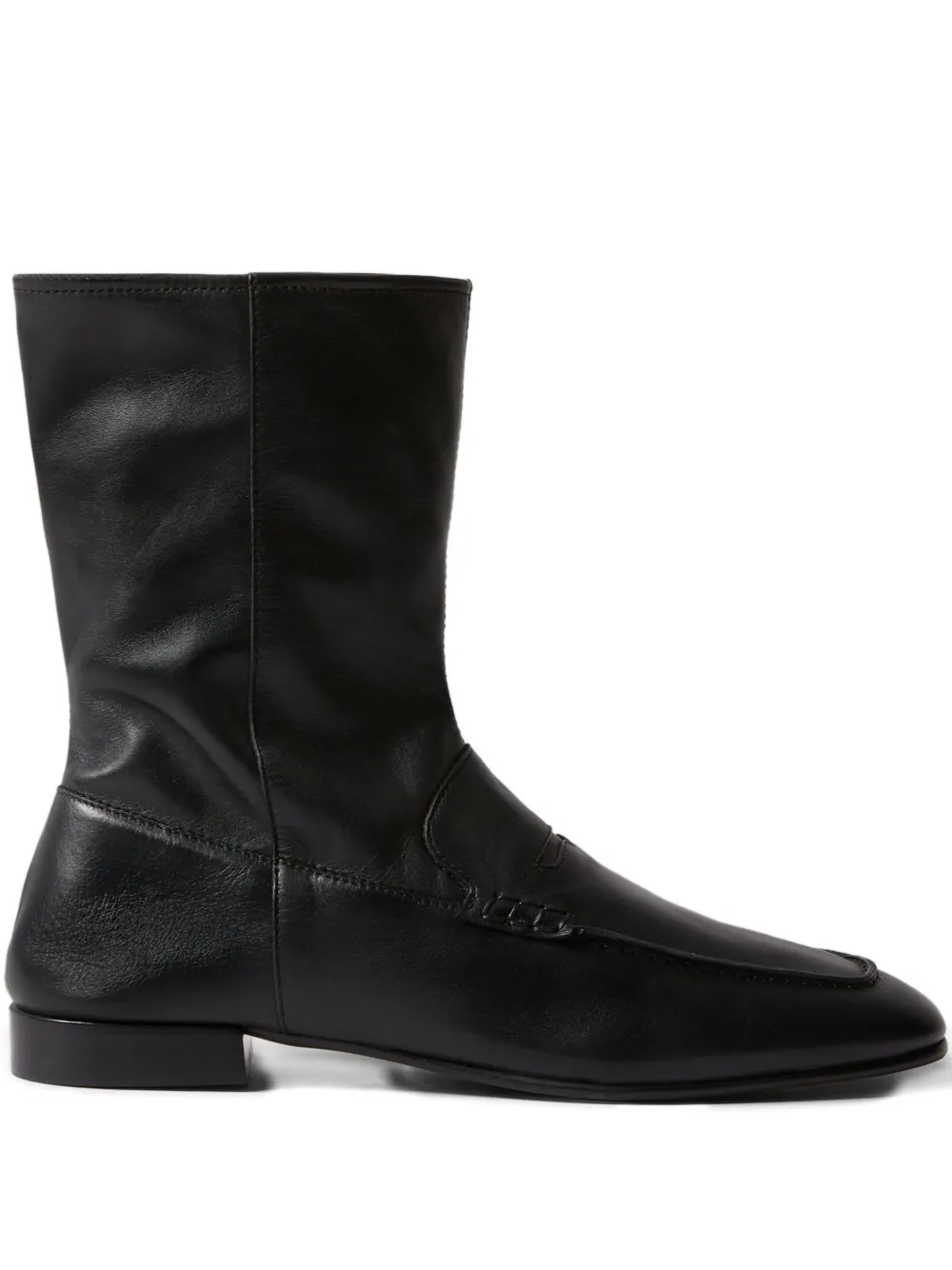 Claudie Pierlot leather ankle boots Black