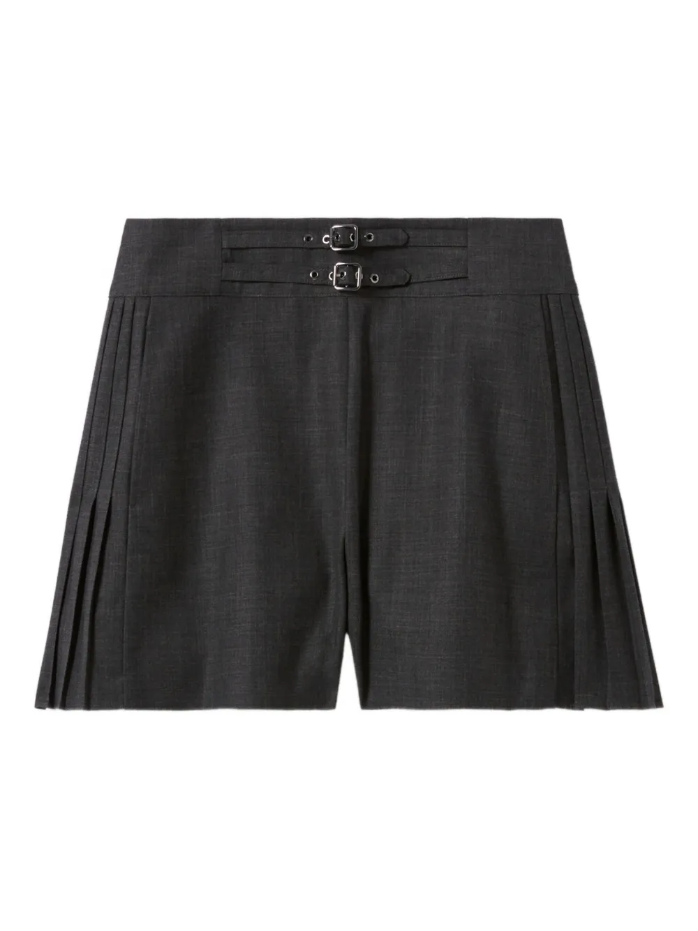 Claudie Pierlot Geplooide shorts Grijs