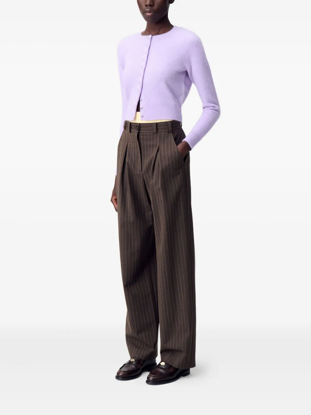 Claudie Pierlot Button-up vest Paars