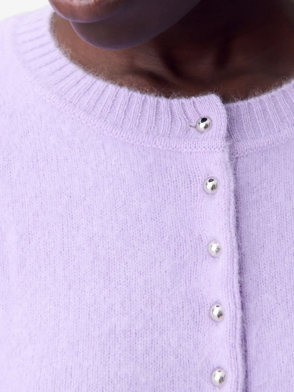 Claudie Pierlot Button-up vest Paars