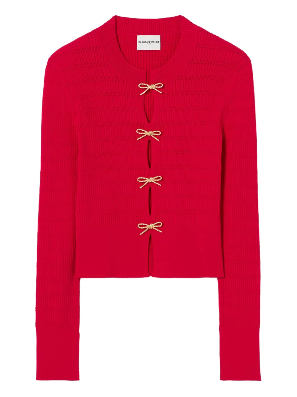 Claudie Pierlot Maglione con fiocco - Rosso