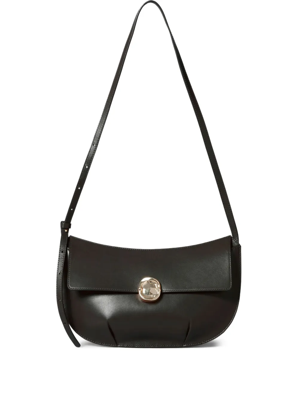 Claudie Pierlot Flap Buckle Mini Bag - Nero