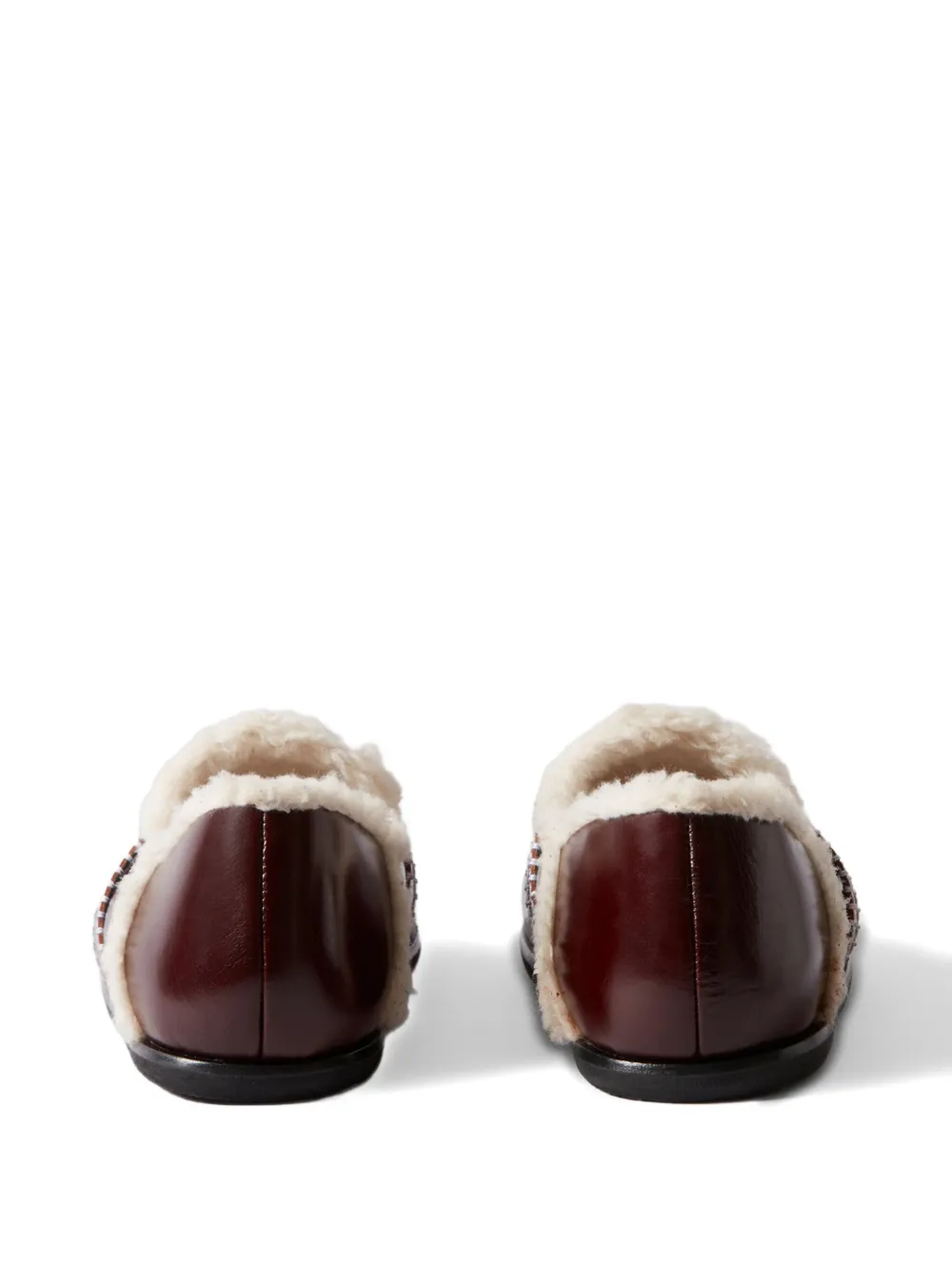 Claudie Pierlot Muiltjes met contrasterend stiksel Rood