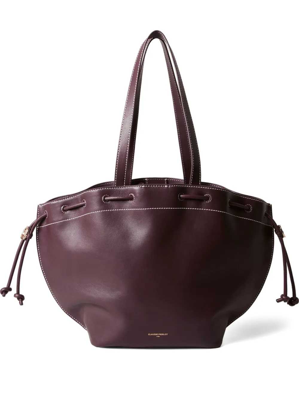 Claudie Pierlot Borsa tote in pelle - Rosso