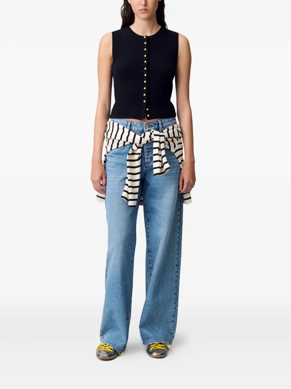 Claudie Pierlot Gebreide top Zwart