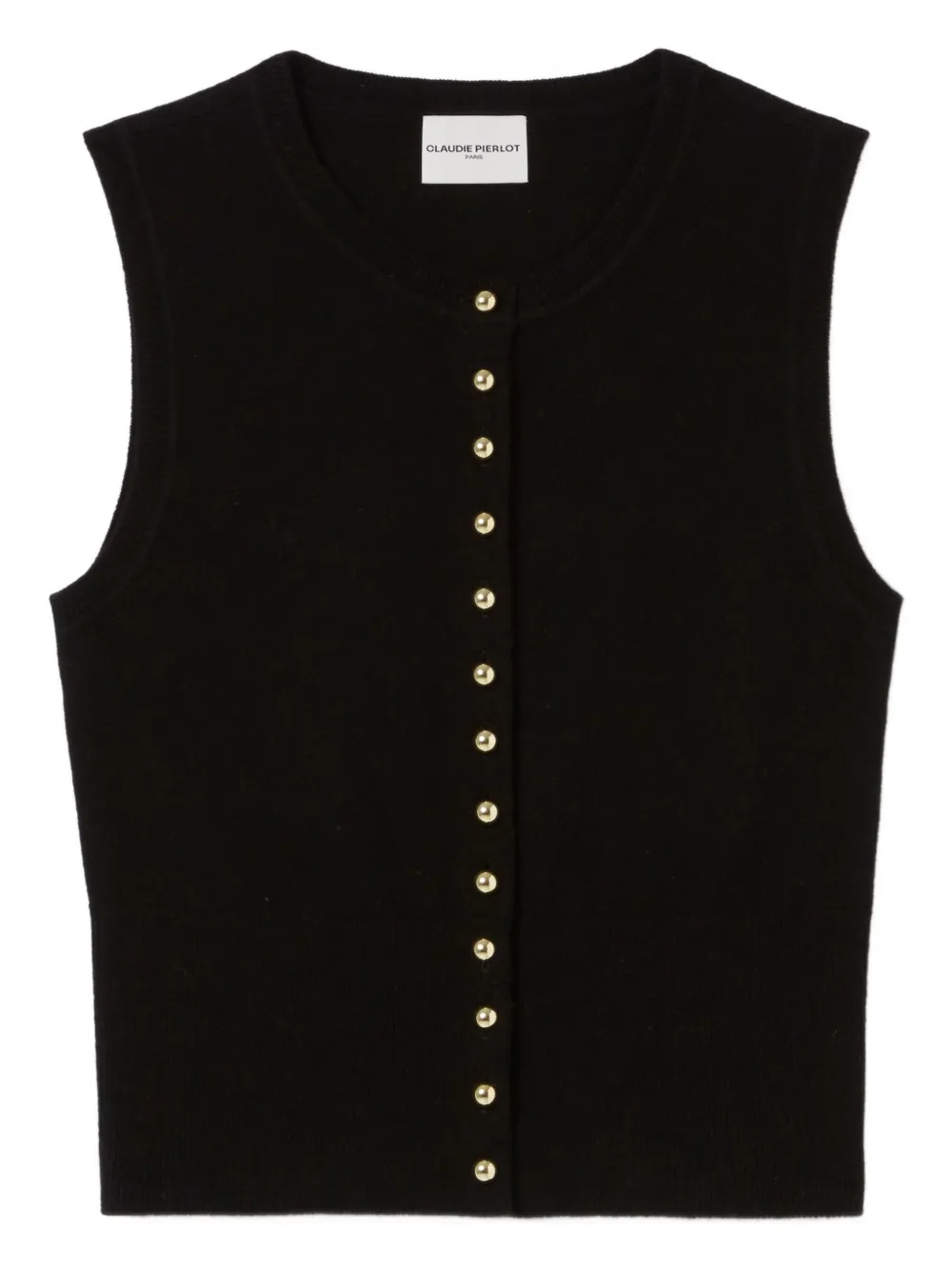 Claudie Pierlot Gebreide top Zwart