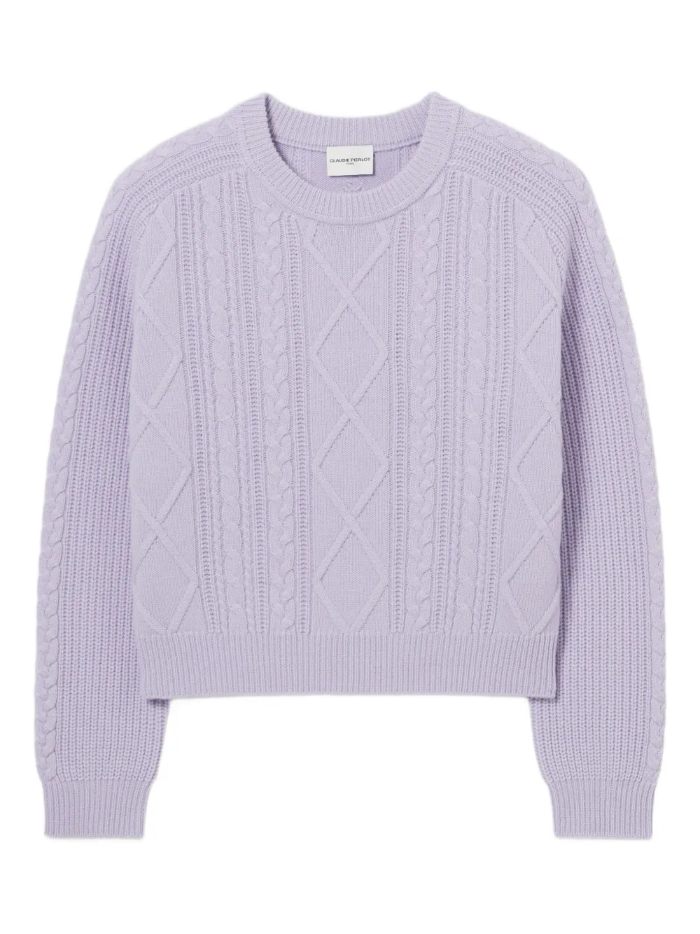 Claudie Pierlot cable-knit sweater - Viola