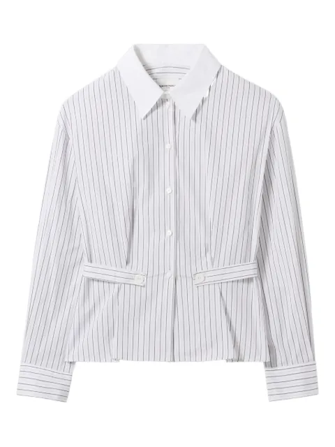 Claudie Pierlot pinstripe cotton shirt