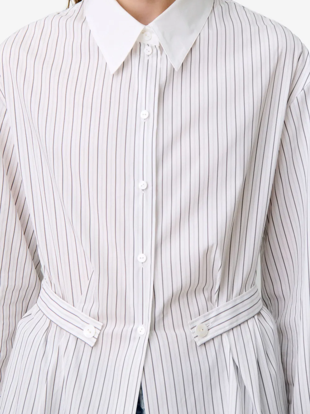 Claudie Pierlot Blouse met krijtstreep Wit