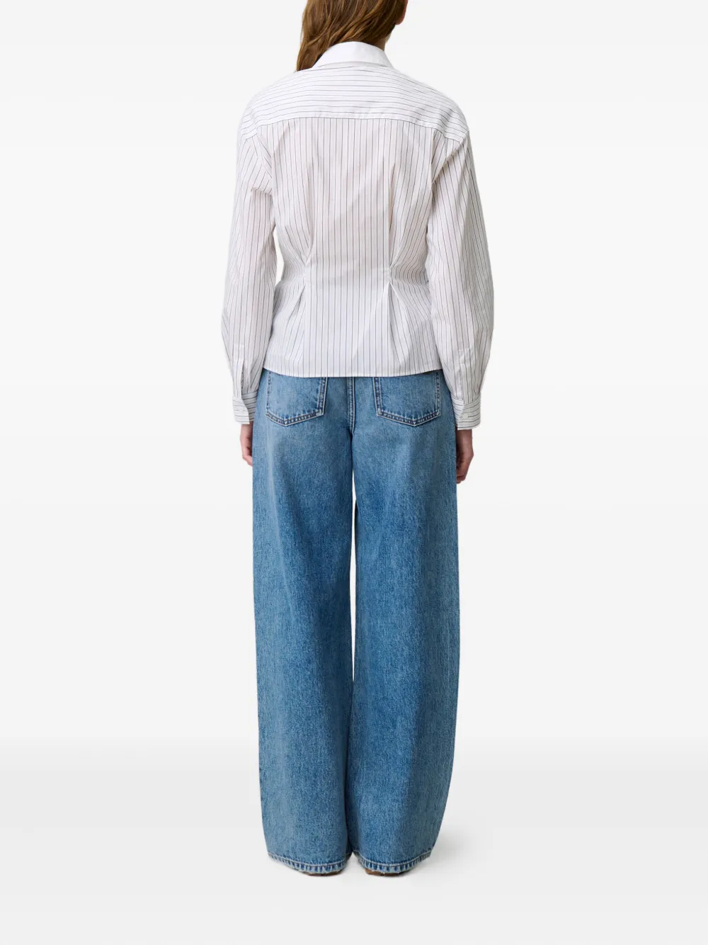 Claudie Pierlot Blouse met krijtstreep Wit