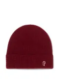 Claudie Pierlot ribbed beanie - Red