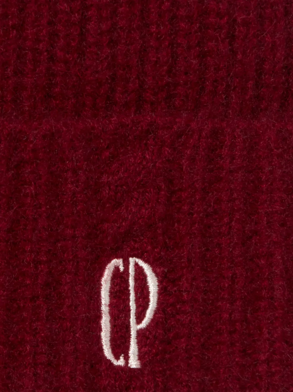 Claudie Pierlot Geribbelde muts - Rood