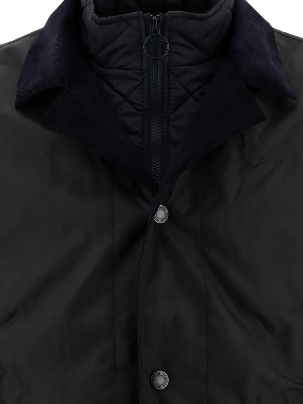 Barbour Jack met ribfluwelen kraag Blauw